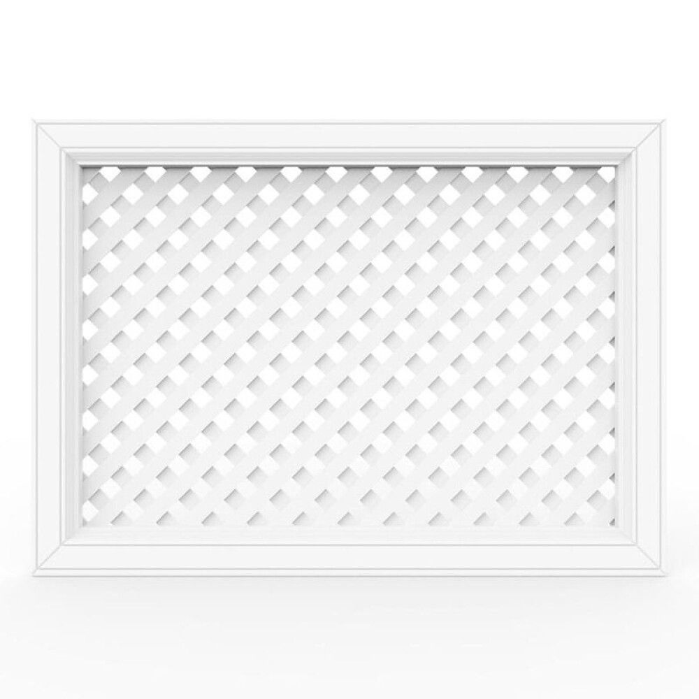 RADIATORSKJULER LUNDBERGS KLARA HVIT 1360X700MM