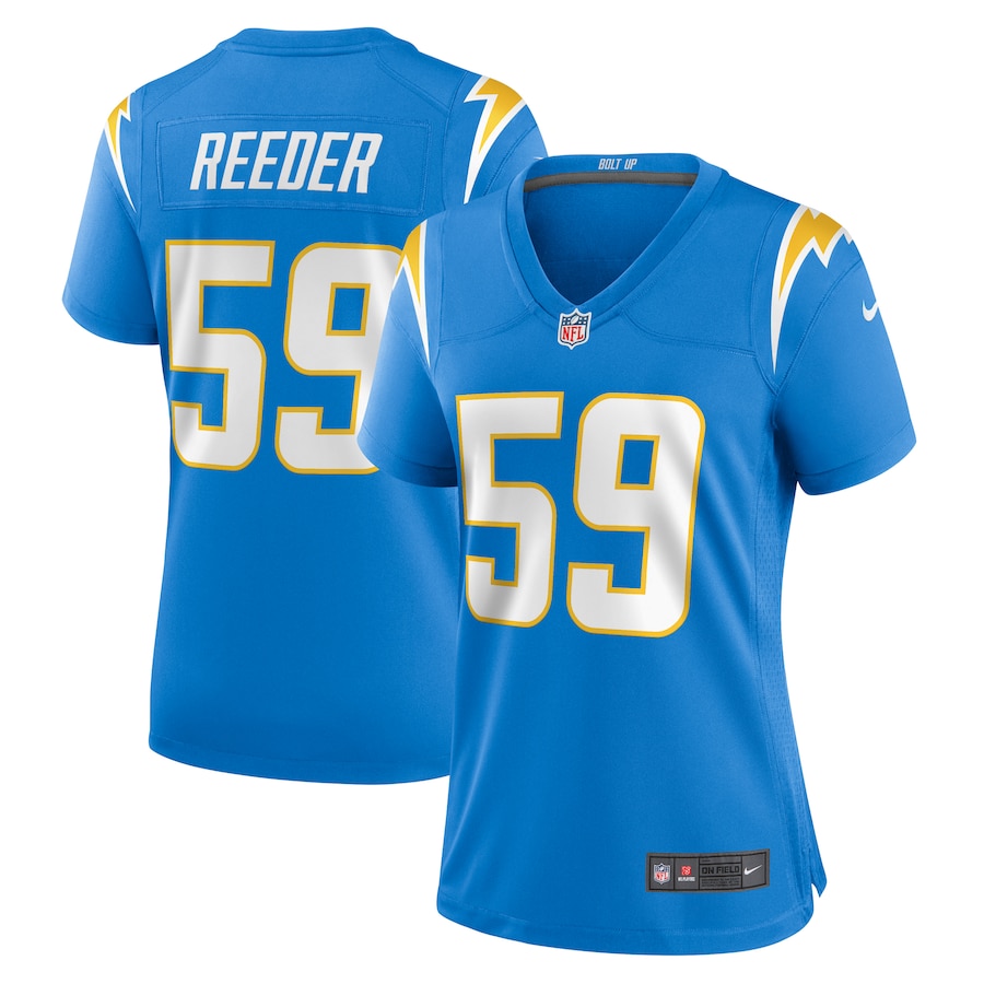 Troy Reeder Los Angeles Chargers Nike Women's Team Game Jersey -  Powder Blue