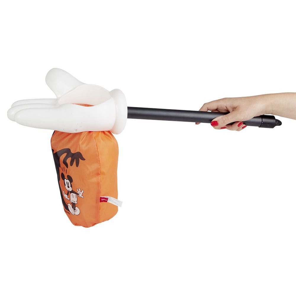 Perche sac à bonbon Halloween Disney main de Mickey Ø20xL60cm