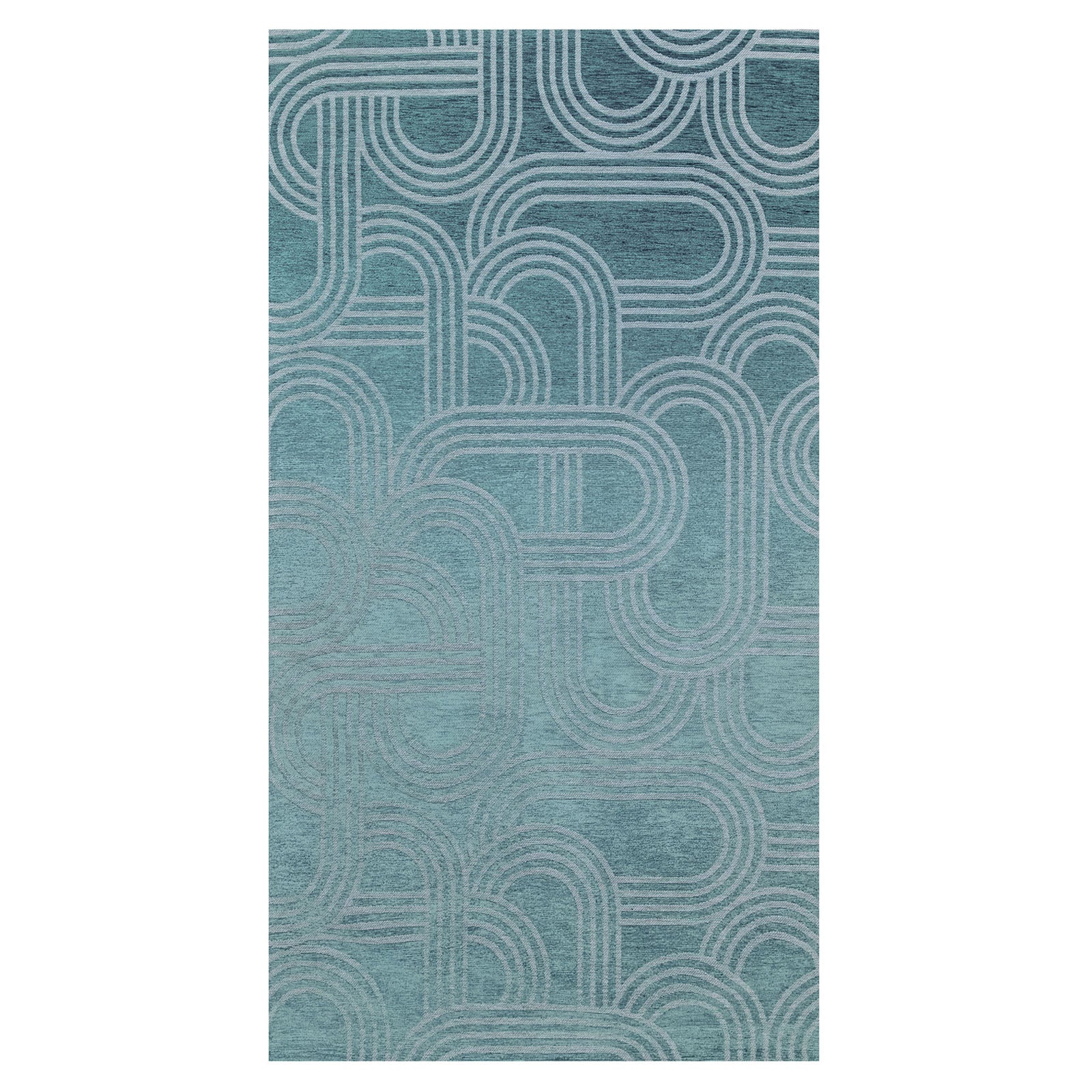 Lola&Moi vloerkleed Blue Glow - blauw - 80x150cm