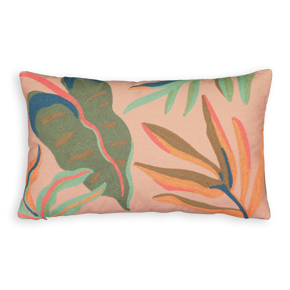 Housse de coussin brodée rectangulaire, Joao
