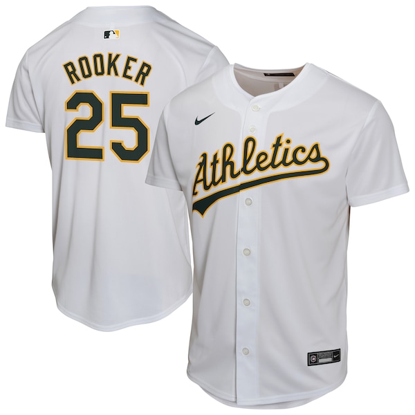 Brent Rooker Athletics Nike Home Player Game Jersey - White