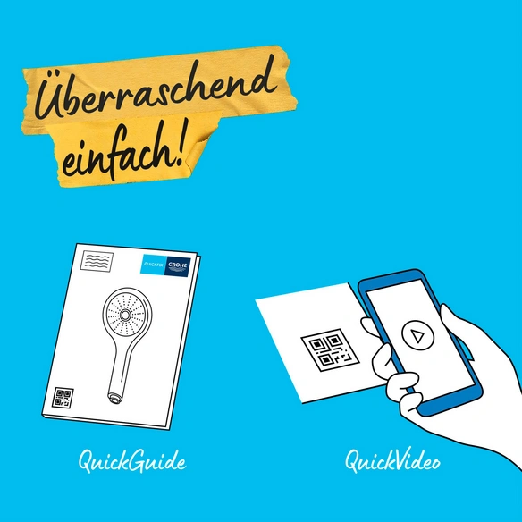 Handbrause »Vitalio Start 110«, 2 Strahlarten (Jet, Rain), matt schwarz