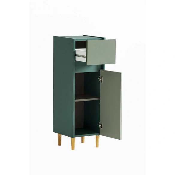 Highboard »Lovis«, BxH: 30,3 x 90,3 cm, waldgrün
