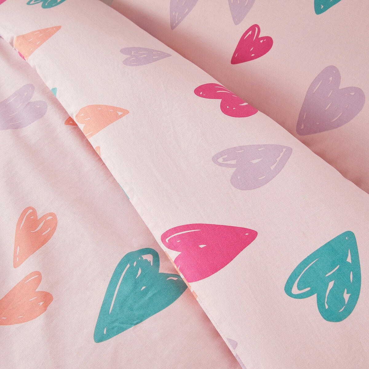 Parure de lit en coton taie carrée, Sweetheart
