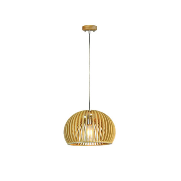 Lampa wisząca jasne drewno VT-3200 1xE27x60W wym: 120x33x33 cm V-TAC