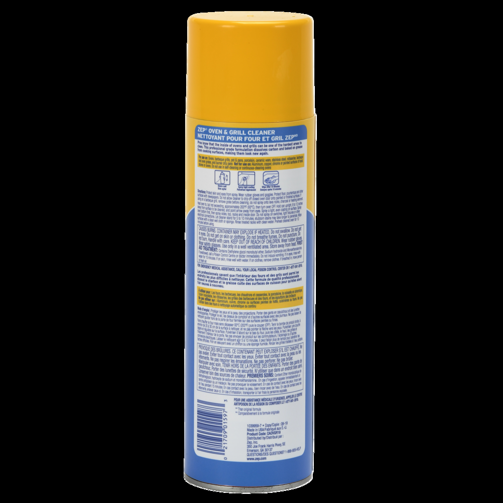 Zep Heavy-Duty Oven and Grill Cleaner Spray, 561-mL