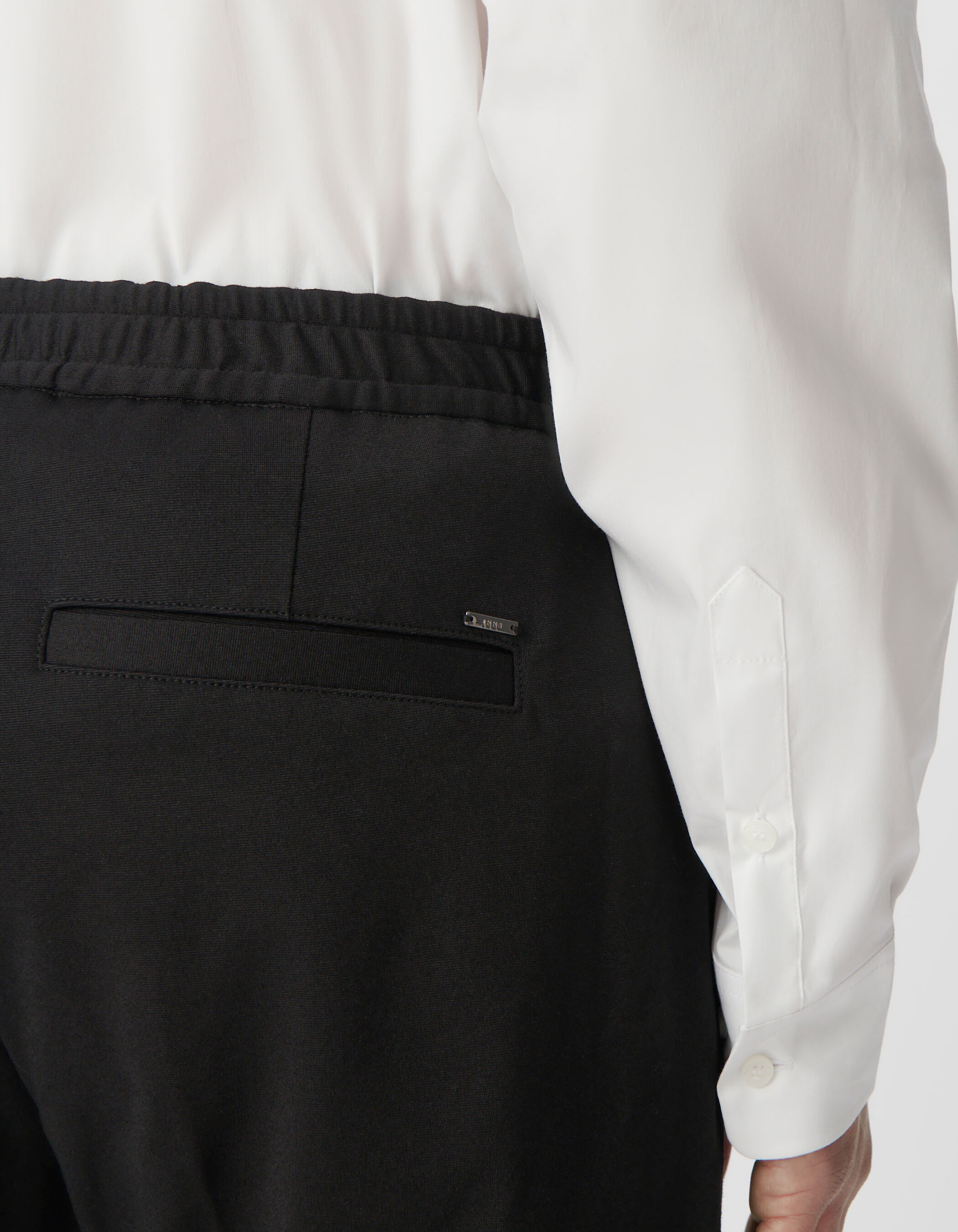 Pantalon de costume SLIM marine maille Milano Homme