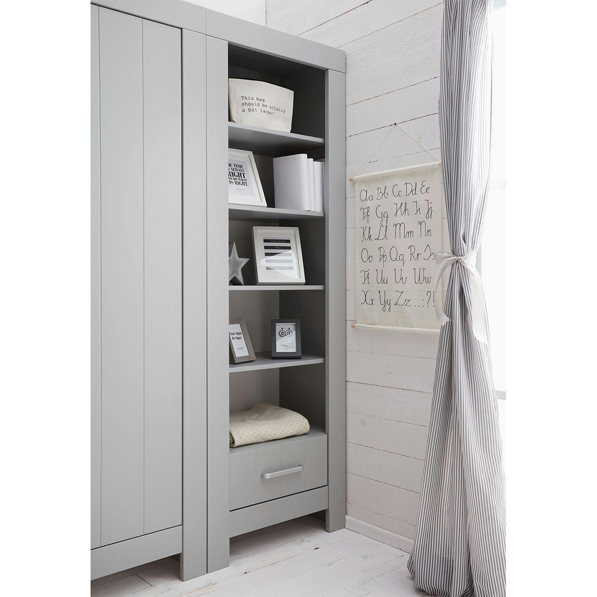 CALMO - Bibliothèque gris