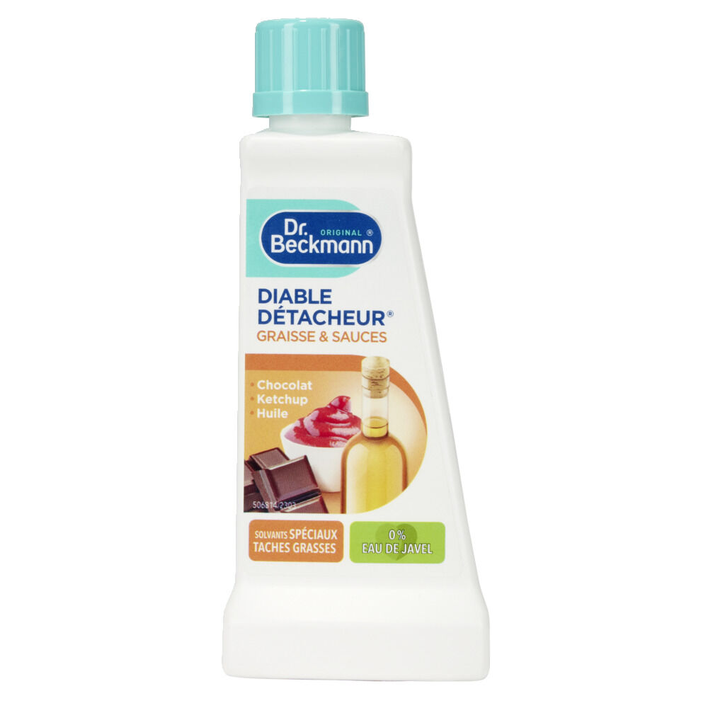 Détachant Dr Beckmann diable détacheur graisse et huile 0% de javel 50ml