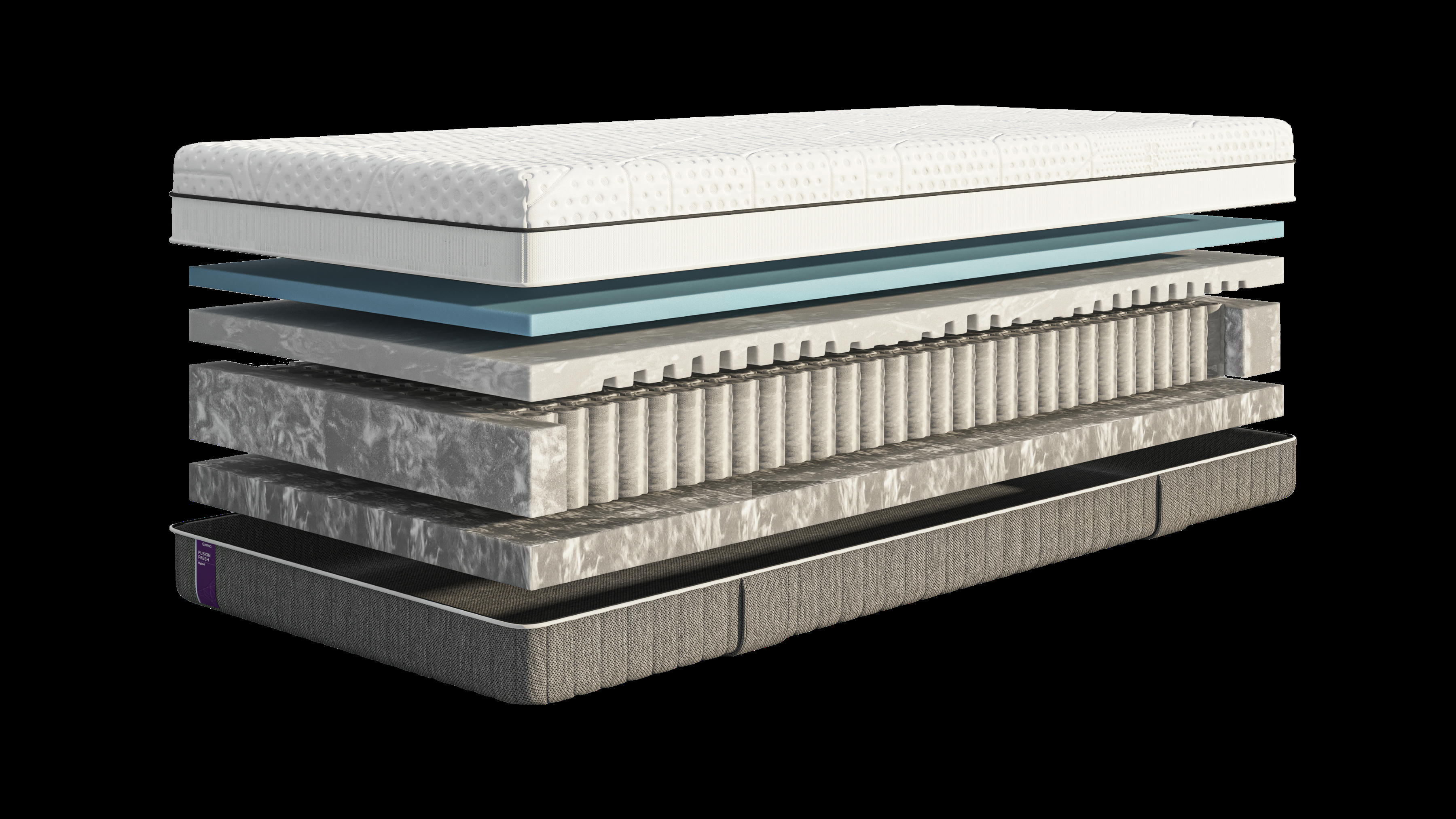 FUSION FRESH HYBRID - Emma Deluxe | Fusion Fresh | Hybride à ressorts ensachés | 90X190