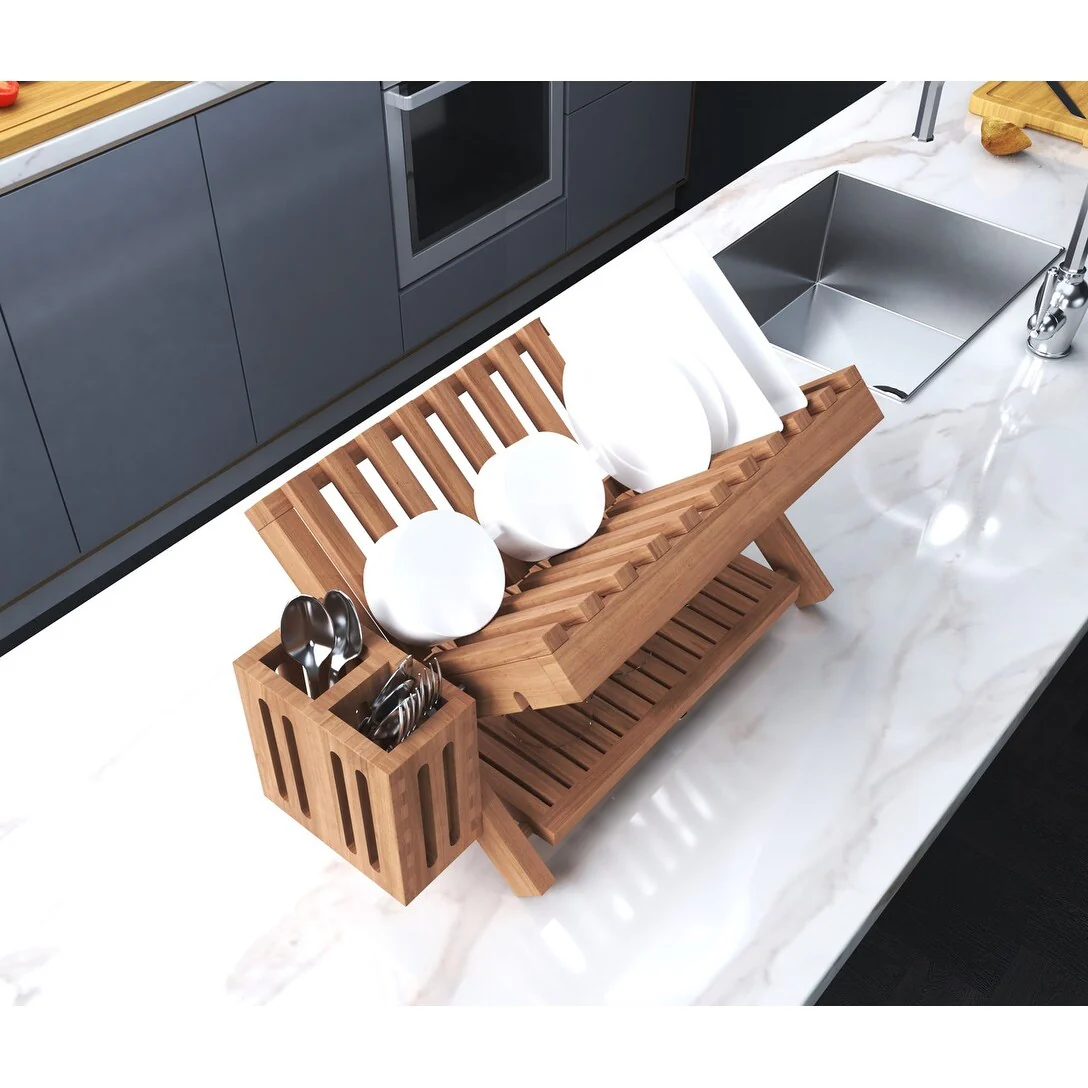 Manada Teak Dish Rack