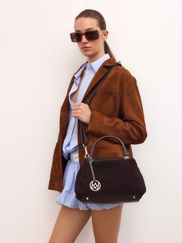 Brown oblong sunglasses