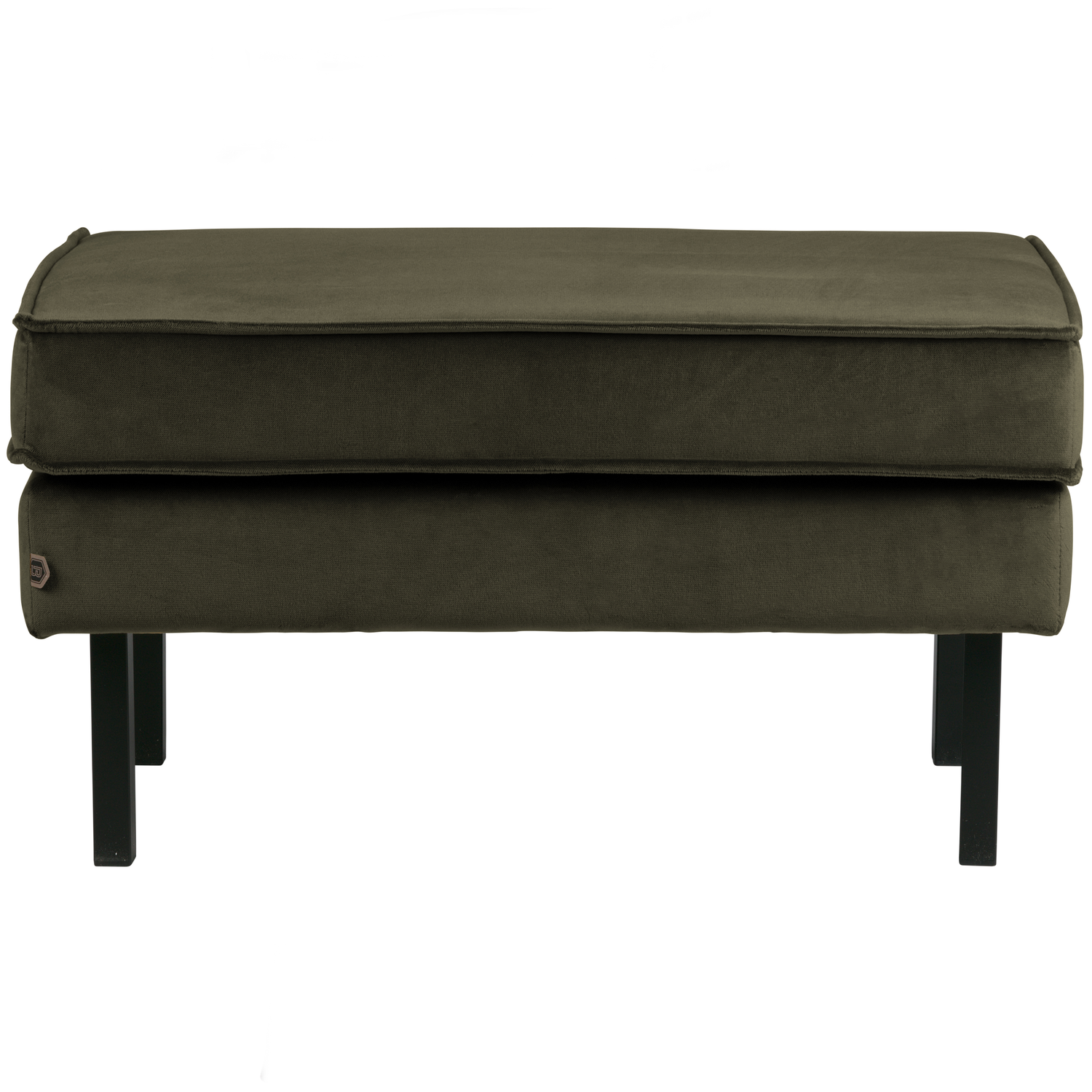 WOOOD hocker op poten Rodeo - Velvet - Green Hunter - 45x84x54