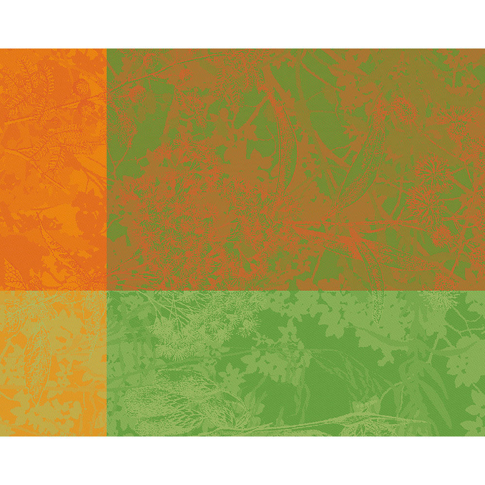 MILLE ESPRIT JARDIN ETE - Set  pur coton multicolore 40X50