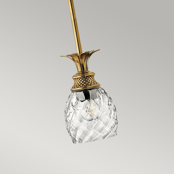 Lampa wisząca oksydowany mosiądz Plantation 1xE27x60W Hinkley