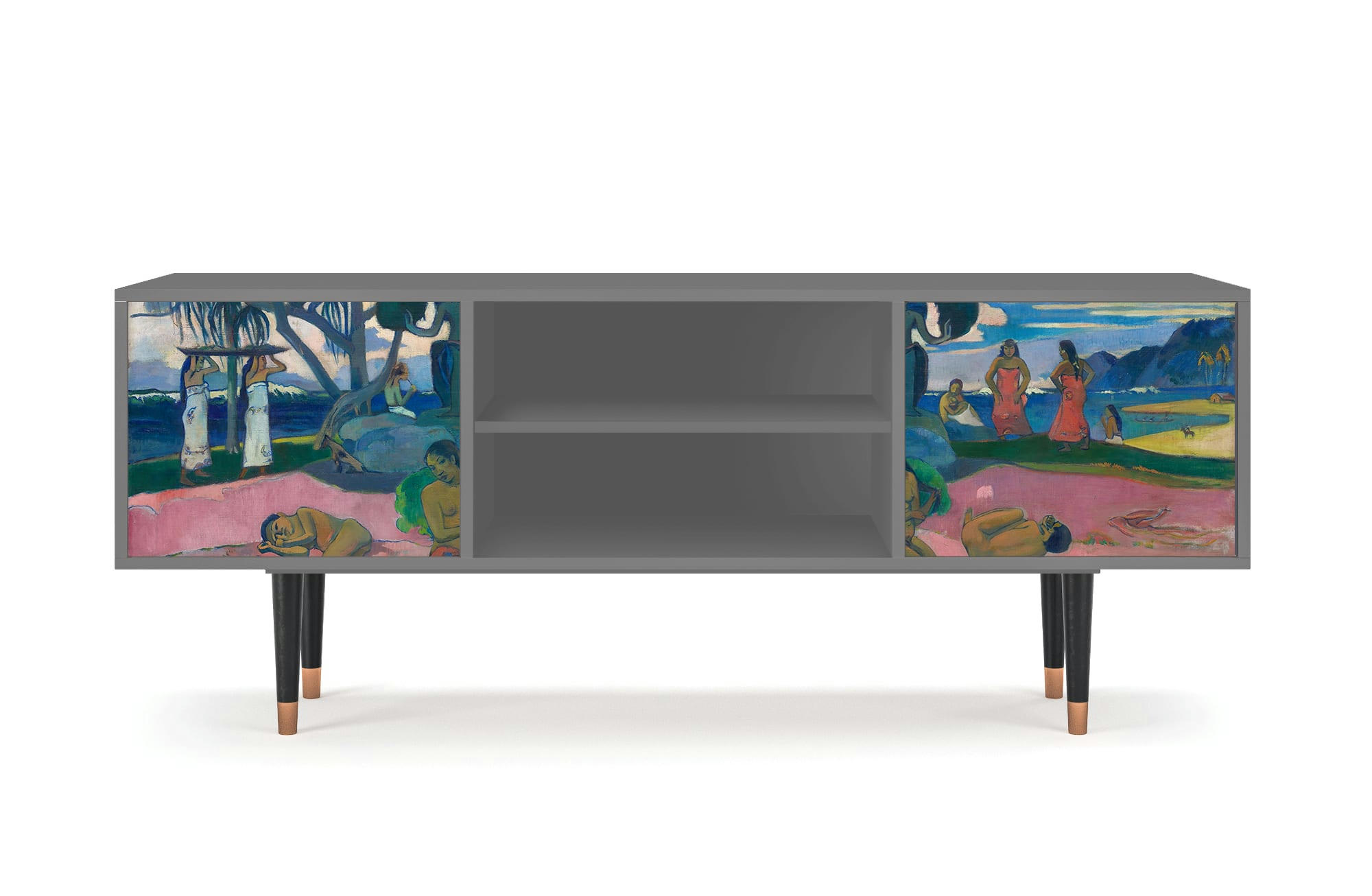 DAY OF THE GOD BY PAUL GAUGUIN - Meuble TV  multicolore 2 portes L 170 cm