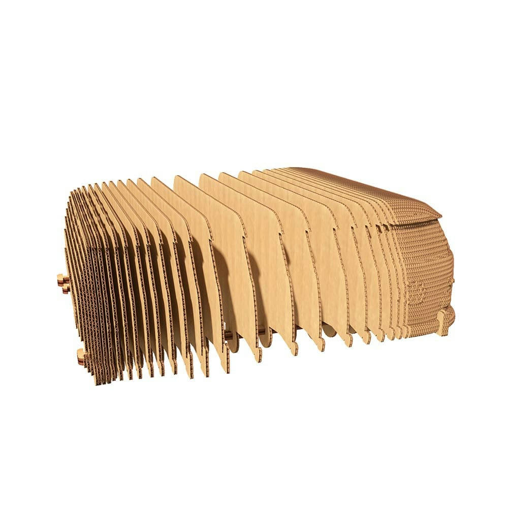 - Puzzle 3d van w carton naturel