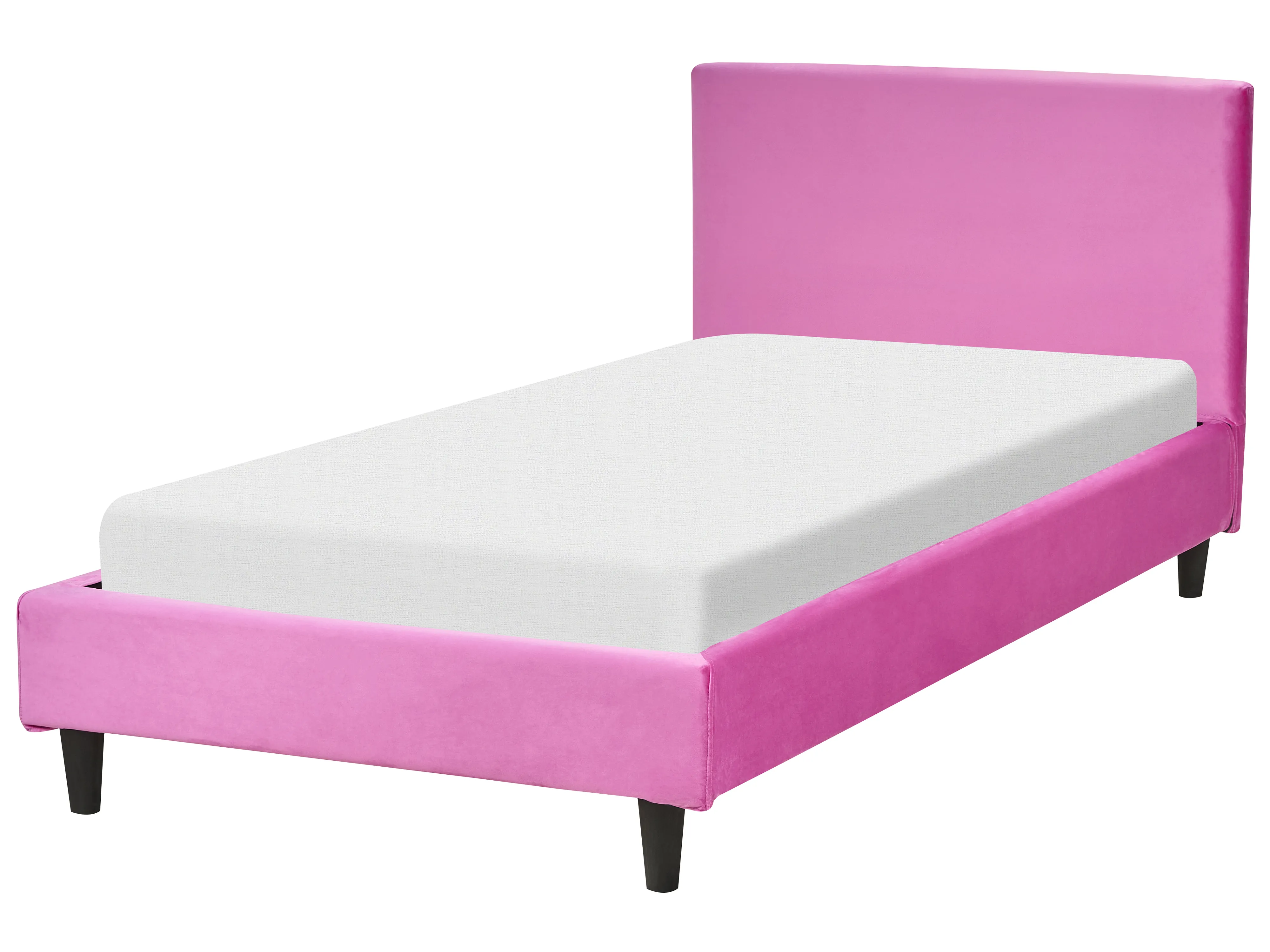Bed Frame Cover Velvet FITOU 90 x 200 cm Fuchsia Pink