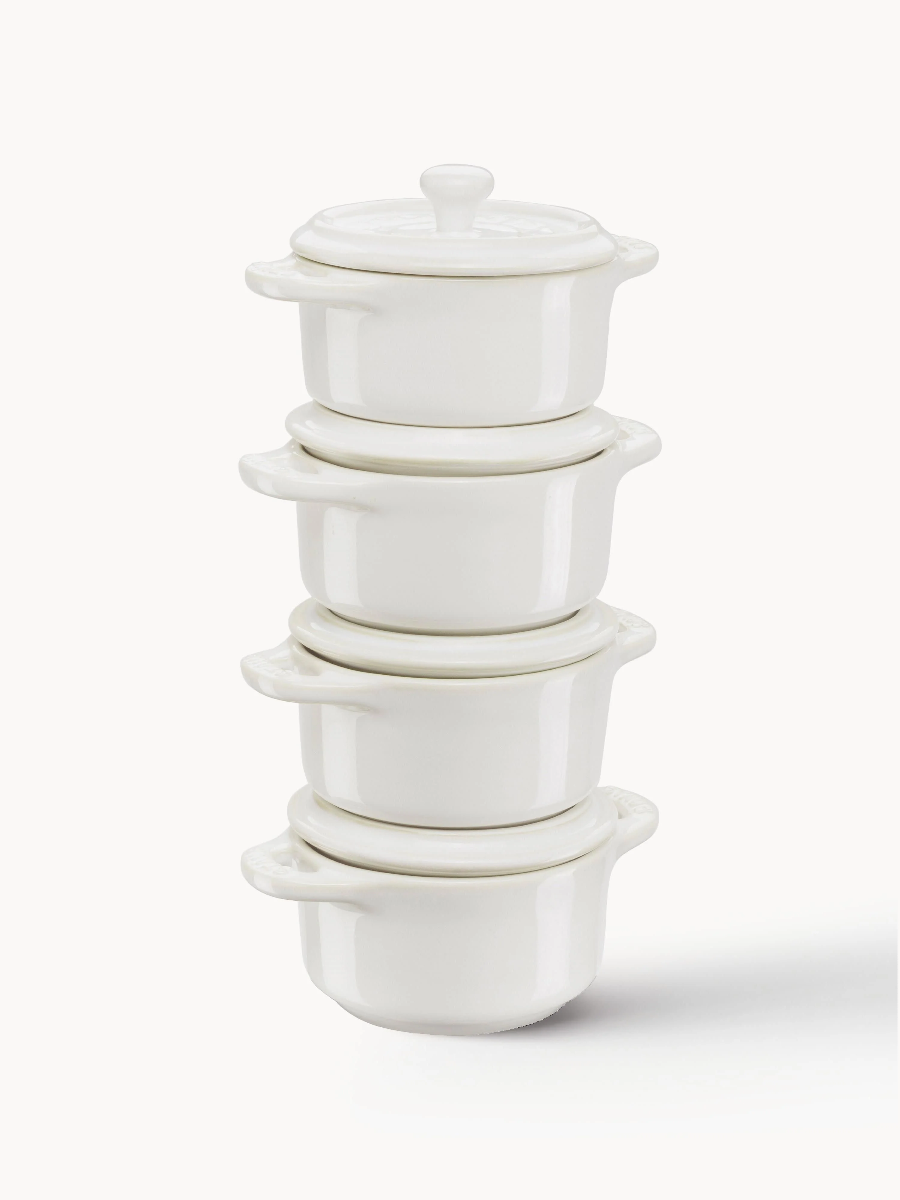 Kleine Ofenformen Mini Cocotte, 4er-Set