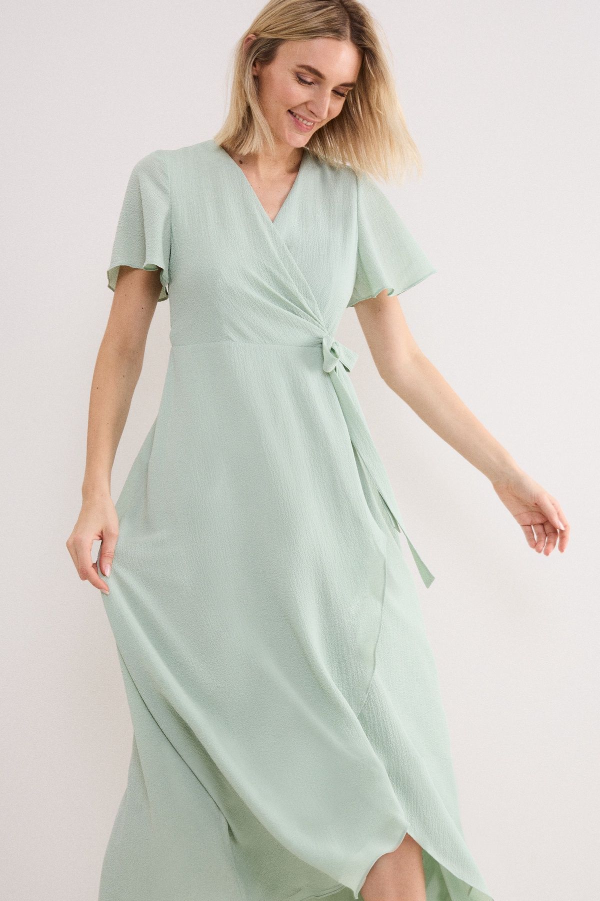 Phase Eight Julissa Tie-Detail Maxi Wrap Dress