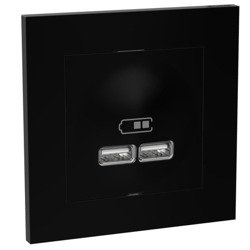 LADEUTTAK ELKO USB 2.1A PLUS SVART