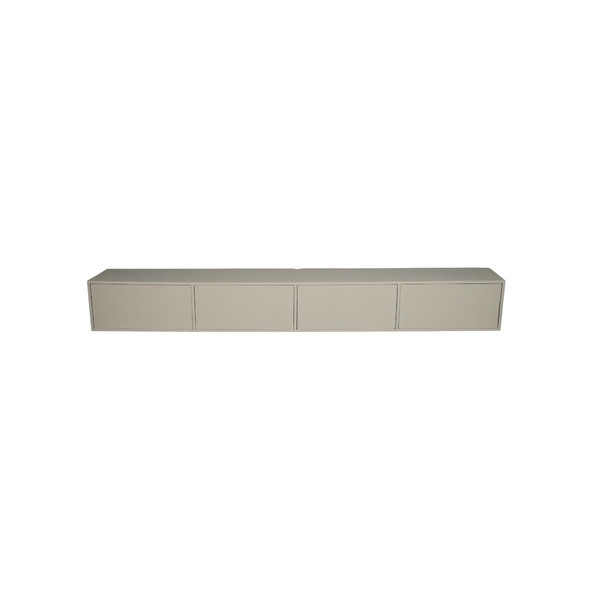 StarFurn Zwevend Tv-meubel Vision - Zandkleur Hout - 240x35x30cm