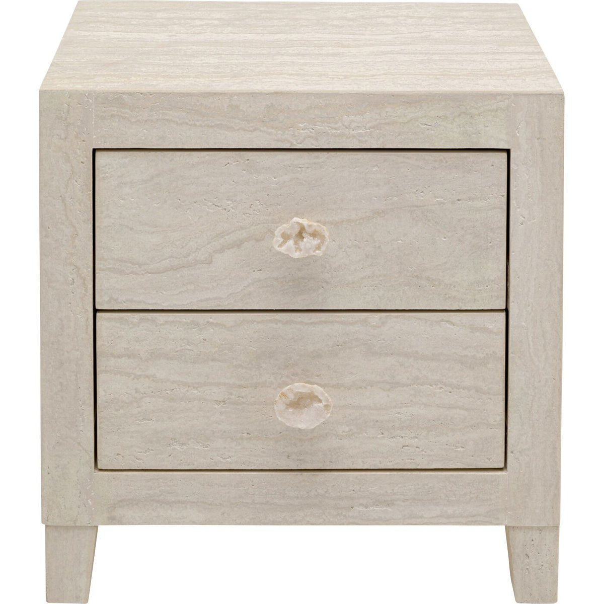 Kare Design Nachtkastje Travertino 2 lades