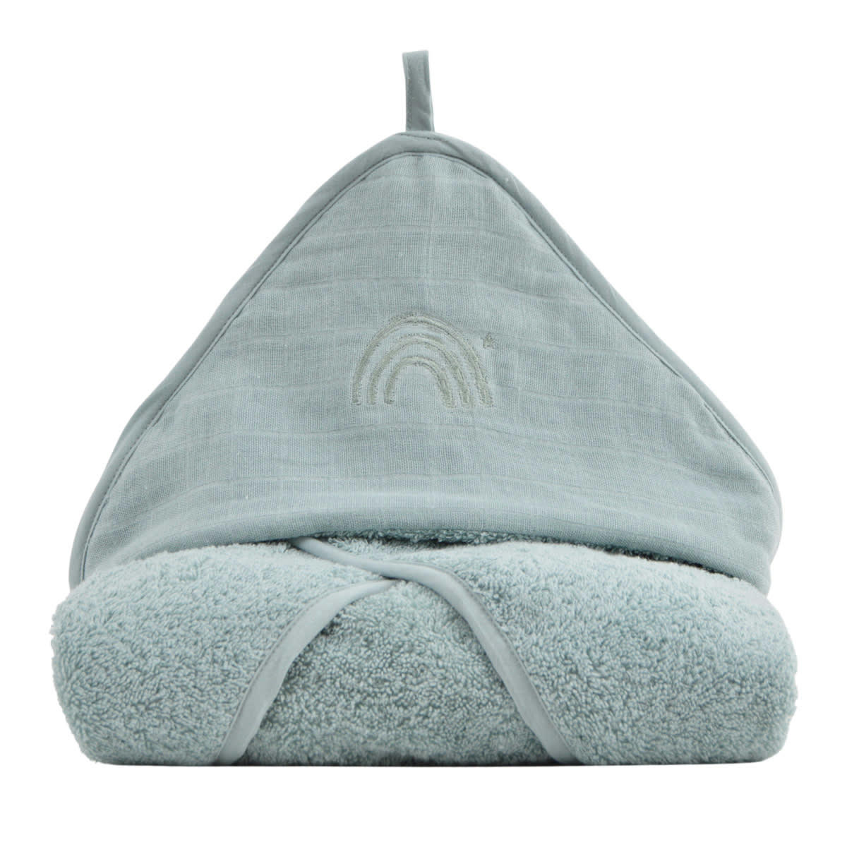 ARC-EN-CIEL - Cape de bain coton bio 75x75 cm