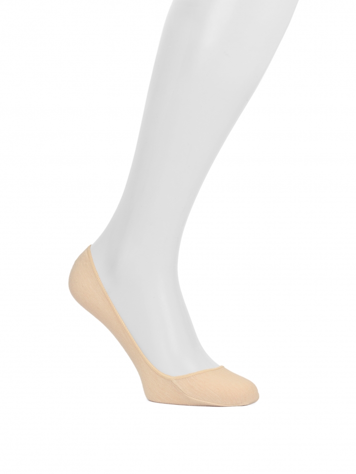 Beige ladies' socks