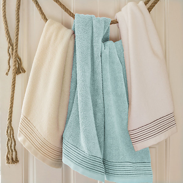 Drap de bain 100x150 cm JULIET Bleu pâle 520g/m2
