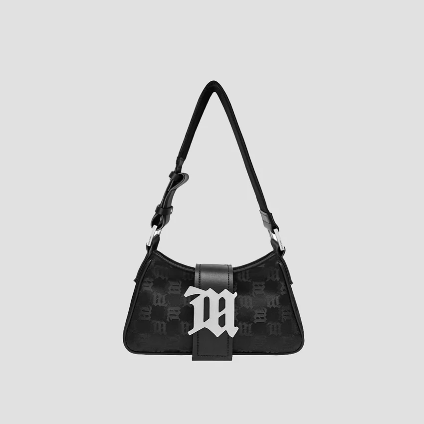 Nylon Monogram Shoulder Bag Small