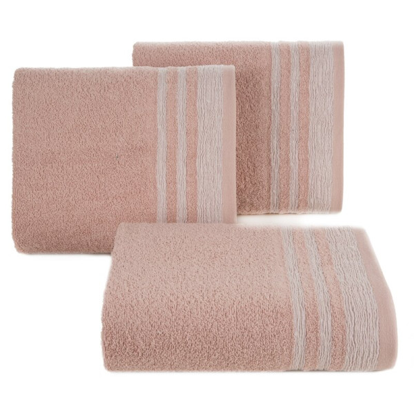 Ręcznik Mery 50x90 pudrowy róż 500 g/m2 frotte
