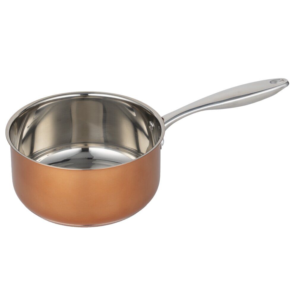 Casserole effet cuivre acier et aluminium tous feux Ø18cm