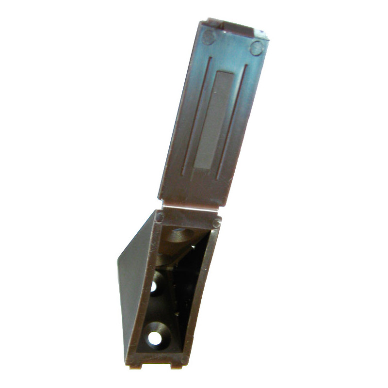 Taquet Tac'Eker brun 25 x 43 x 25 mm 4 pièces TEKNIBOX