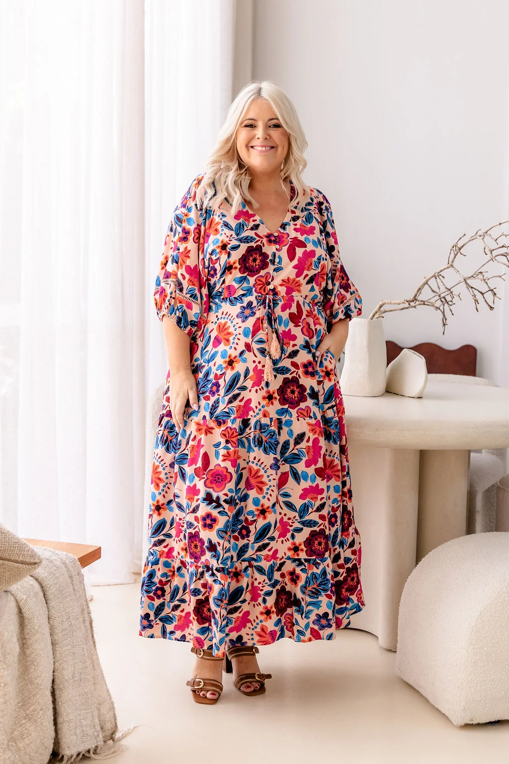 Addison Maxi Dress in Jardin