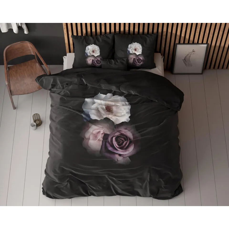 Dekbedovertrek Midnight Rose 200x220 �?Zacht & Ademend �?Incl. 2 Kussenslopen