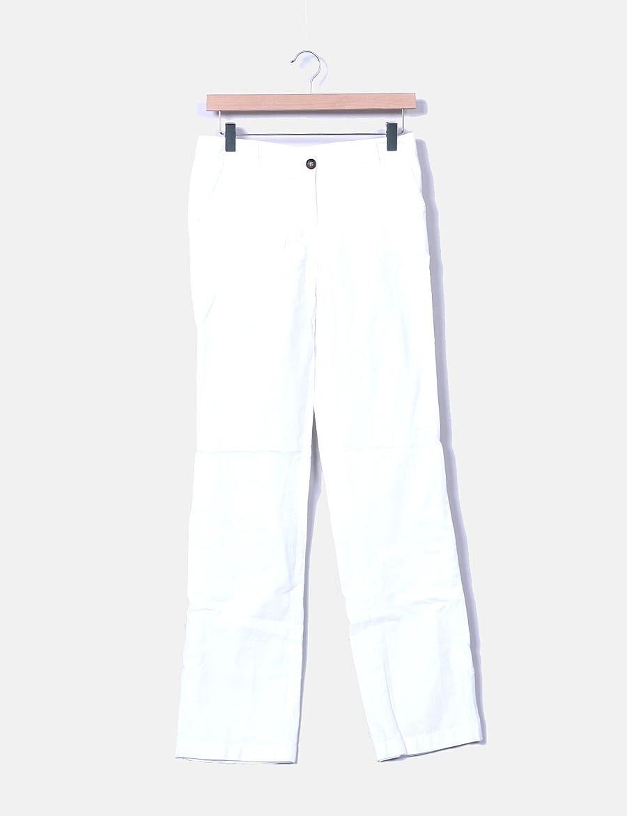 Camaïeu White straight trousers