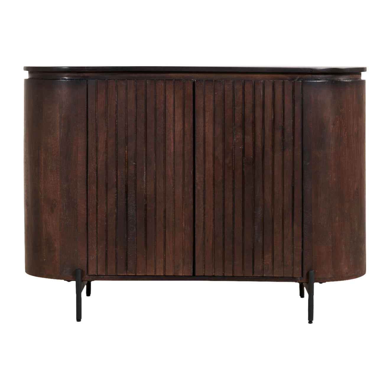 by fonQ Grand Dressoir Donkerbruin Mangohout - B 115 cm