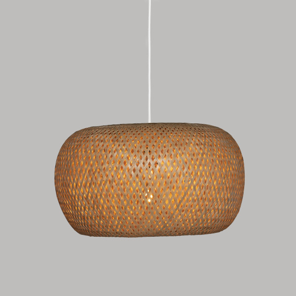 Lampa wisząca bambus NAM, Ø 46 cm