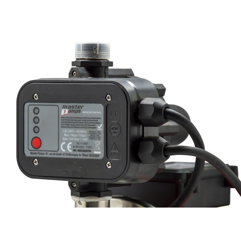 Groupe hydrophore avec système électronique 1100 W MASTERPUMPS