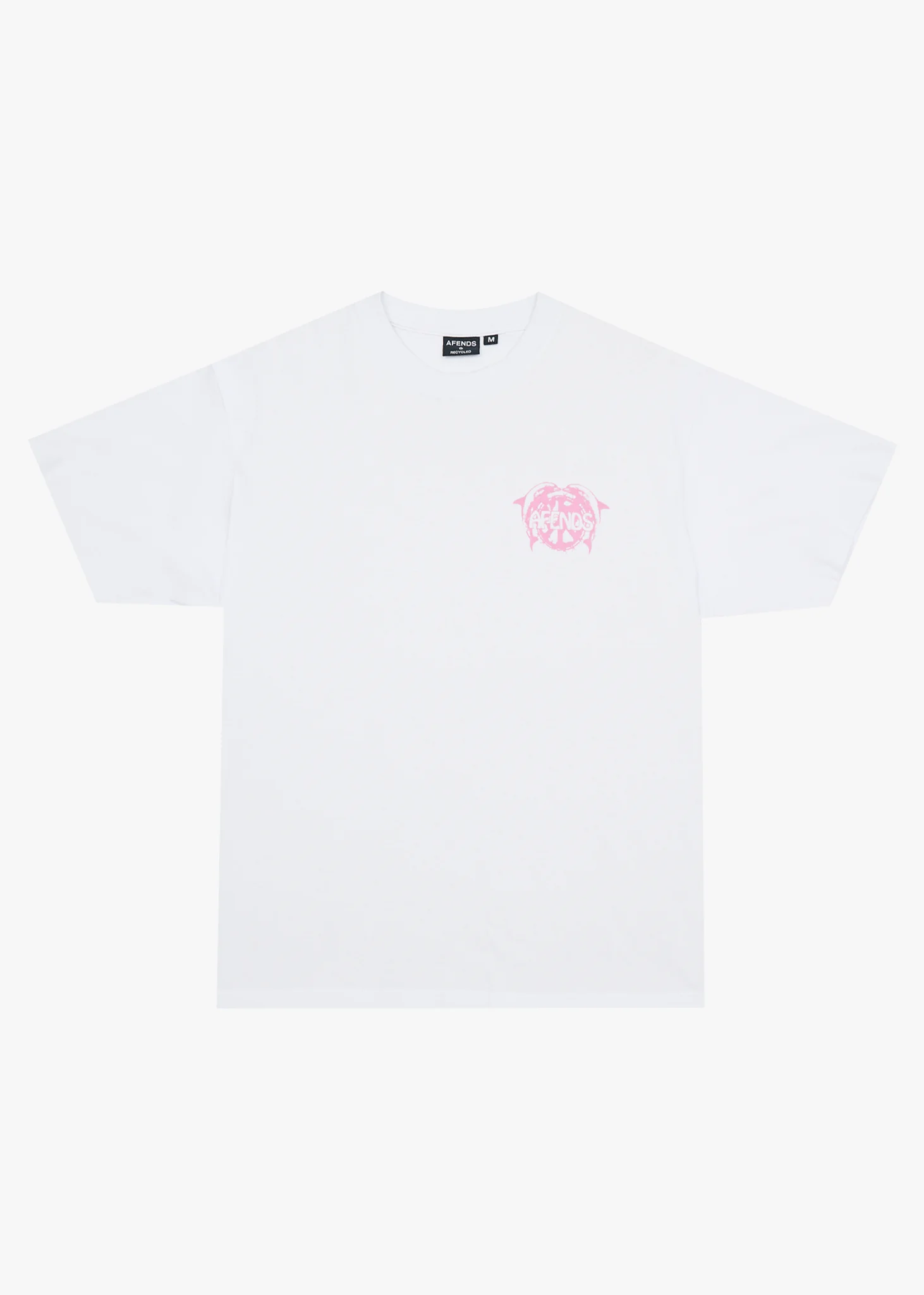 AFENDS Mens Dolfends - Boxy Tee - White