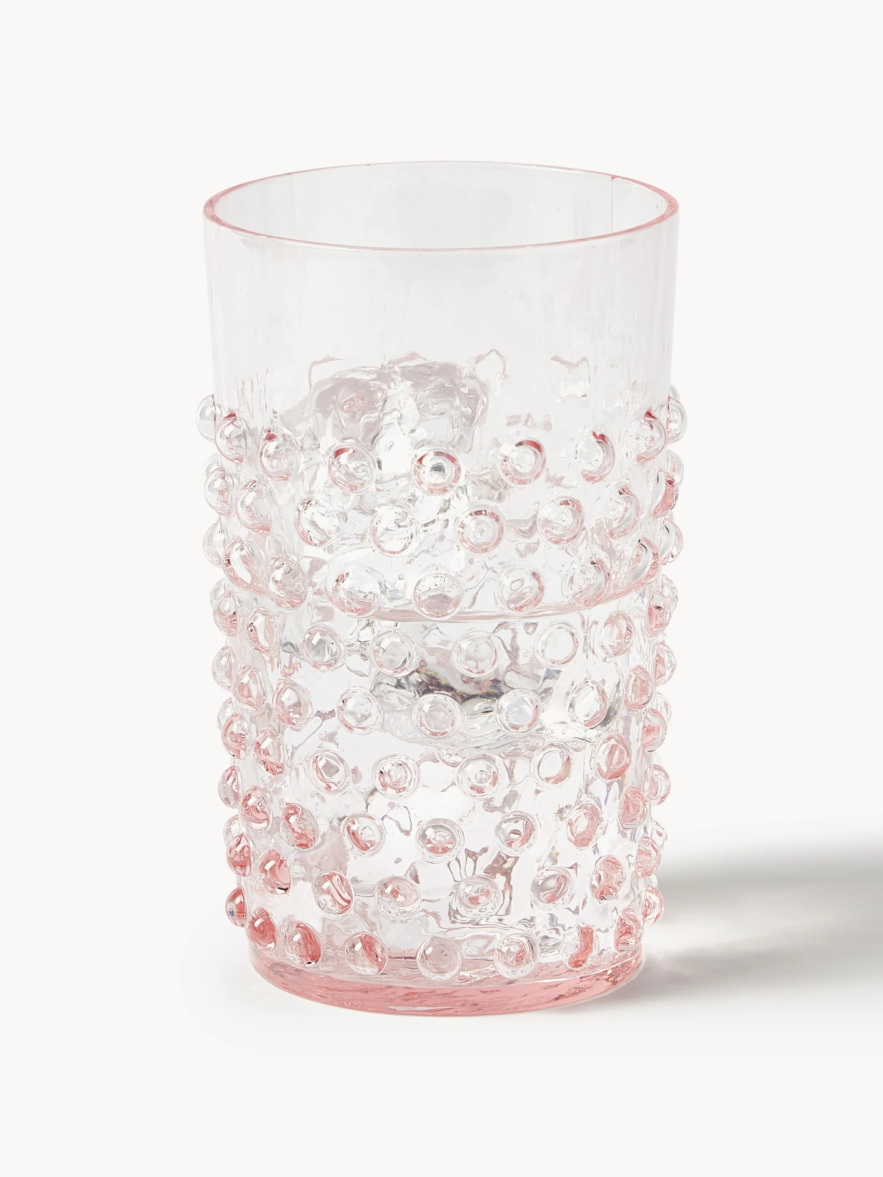 Mundgeblasene Trinkgläser Hobnail, 6er-Set