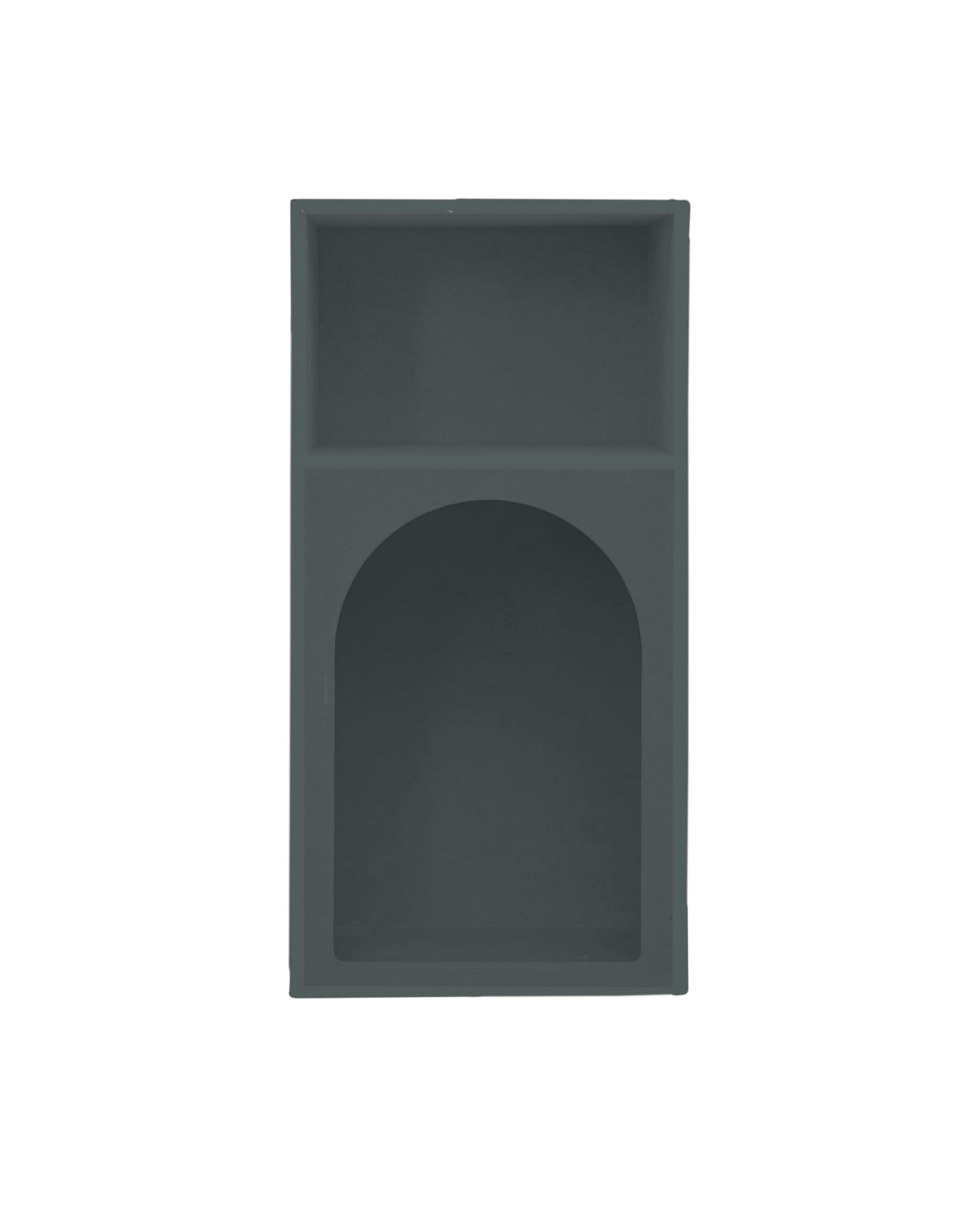 ORSON - Chevet rangement En Mdf Laqué Gris