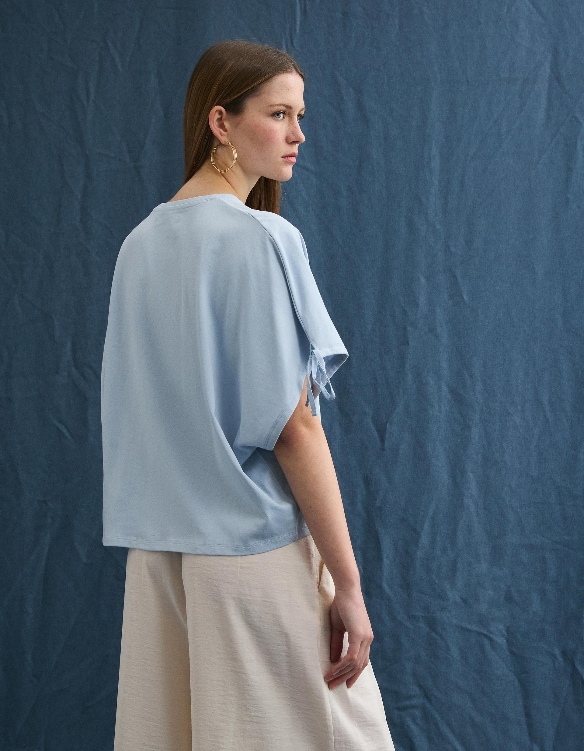 T-shirt, Mulher, Azul