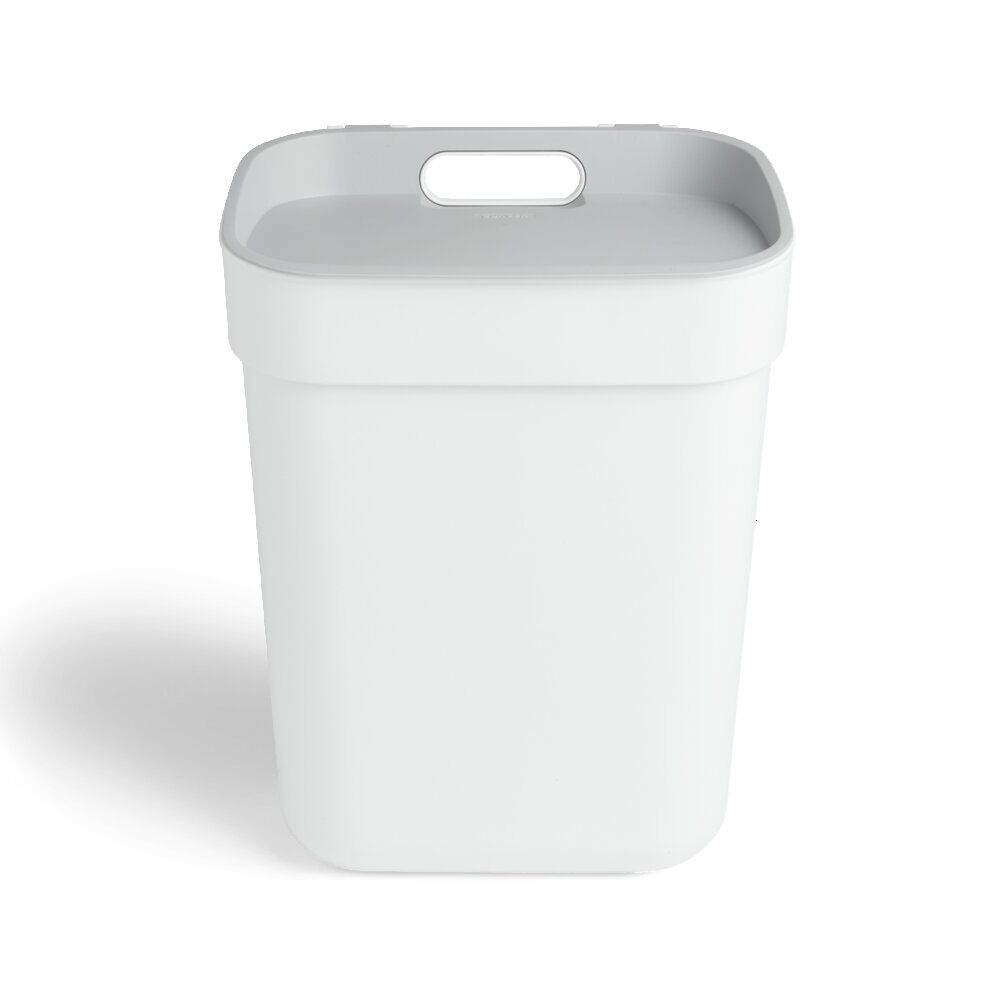 Poubelle de tri blanche 10L
