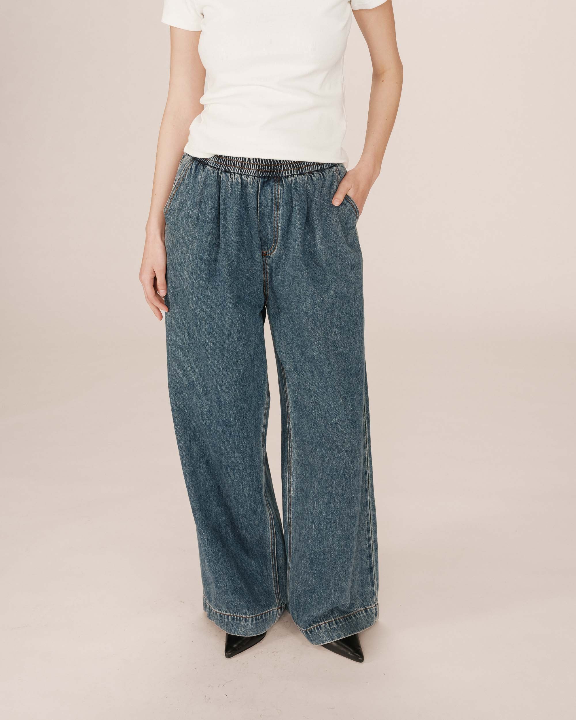 Jean baggy vintage blue Sacha