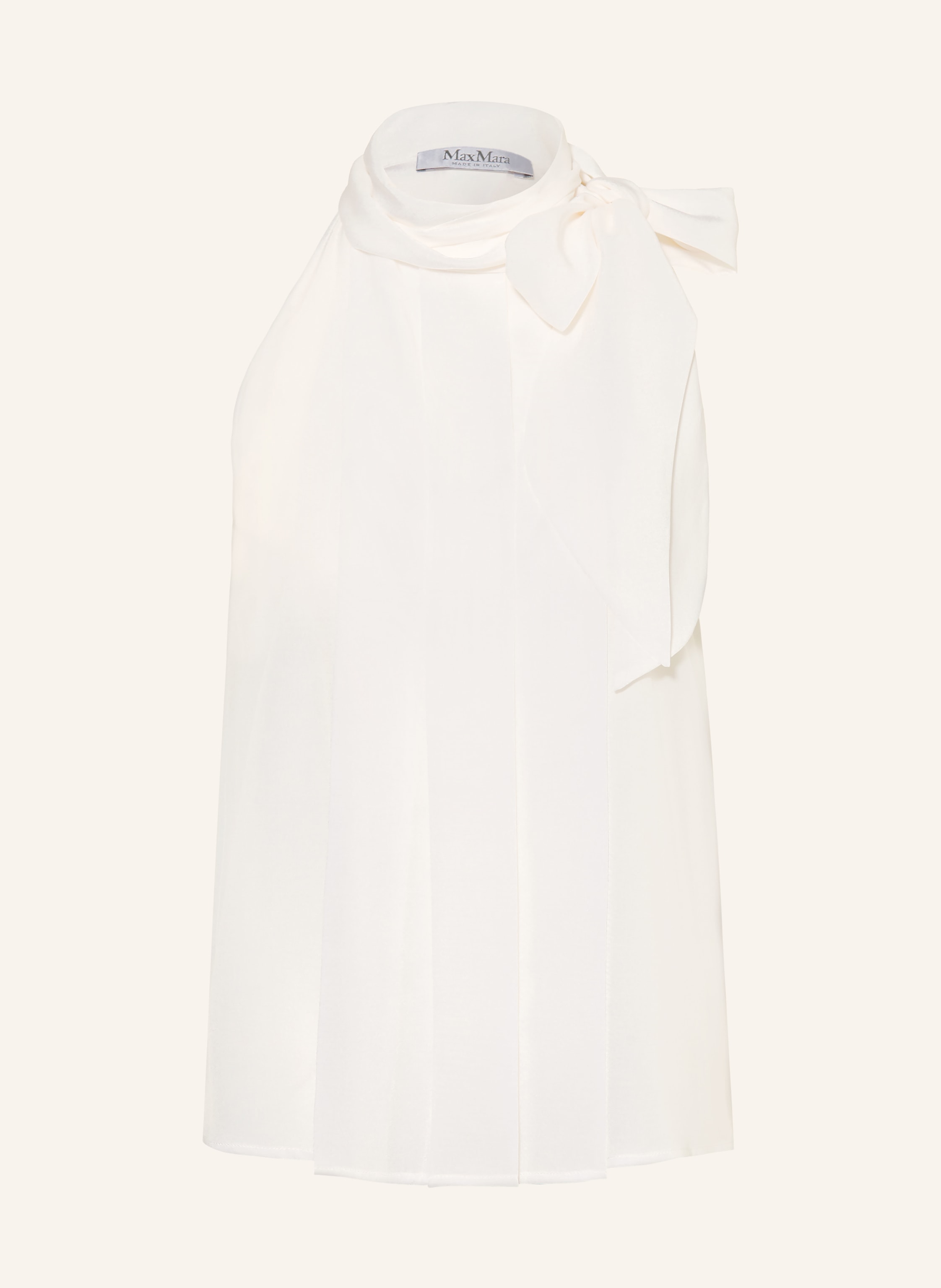 Max Mara Blusentop FUNE aus Seide mit Schluppe
