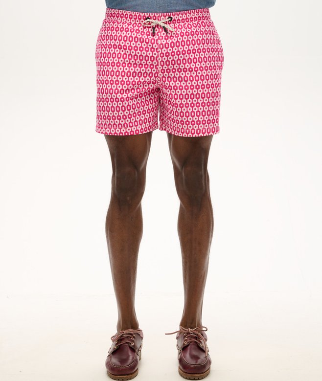 Printed 15-inch Recycled Swim Shorts