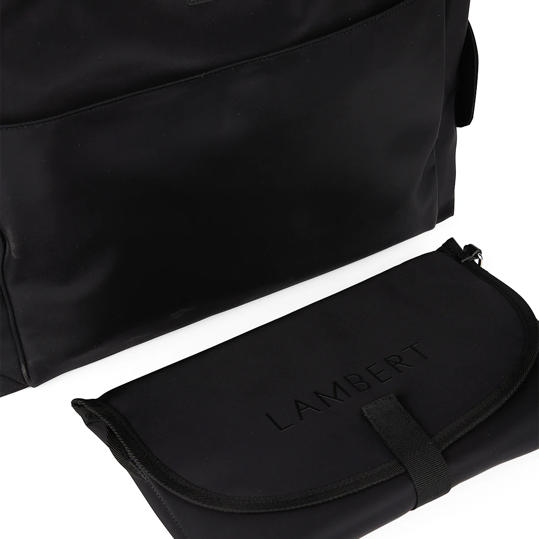 The Milani – Black Maternity Tote Bag in Nylon